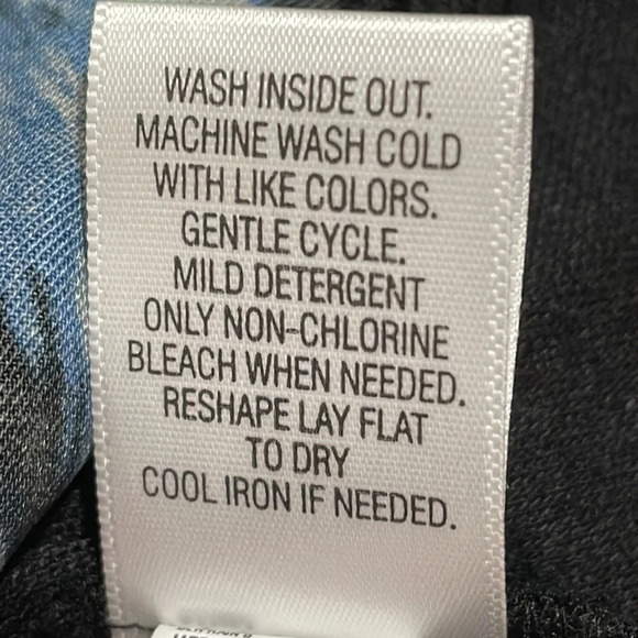 Simply Vera Vera Wang Long Sleeve Black Dress Floral Front M - Picture 14 of 14